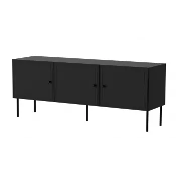 RTV 3D Spintelė PALAZZO BIS 151x40x60 juodas matinis