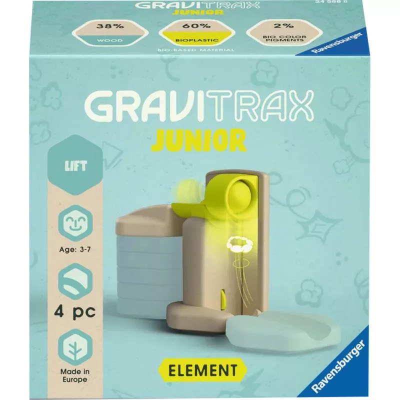 Rutuliukų trasos rinkinys Ravensburger GraviTrax Junior Element Lift, Track