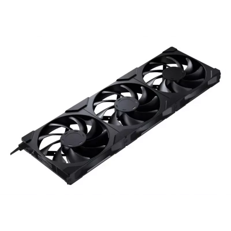 Phanteks M25 Gen2 140 mm PWM korpuso ventiliatoriai – 3 vnt. rinkinys, juodi