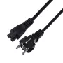 Power kabelis SAVIO CL-67 1.2 m H03VV-F 3×0.75 mm² IEC C to CEE7/7 Juoda