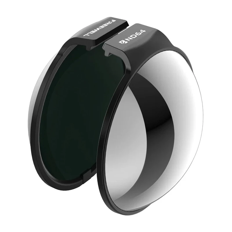 Freewell neutralaus tankio ND64 filtras, skirtas DJI OSMO 360 — ND64 (6 žingsnių) optinis stiklas, apskritas srieginis tvirtinimas