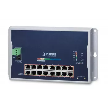 Valdomas komutatorius PLANET WGS-4215-16P2S L2 Gigabit Ethernet 16 prievadų PoE