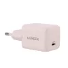 Maitinimo adapteris UGREEN X512 20W USB-C PD greitas įkrovimas, rožinis