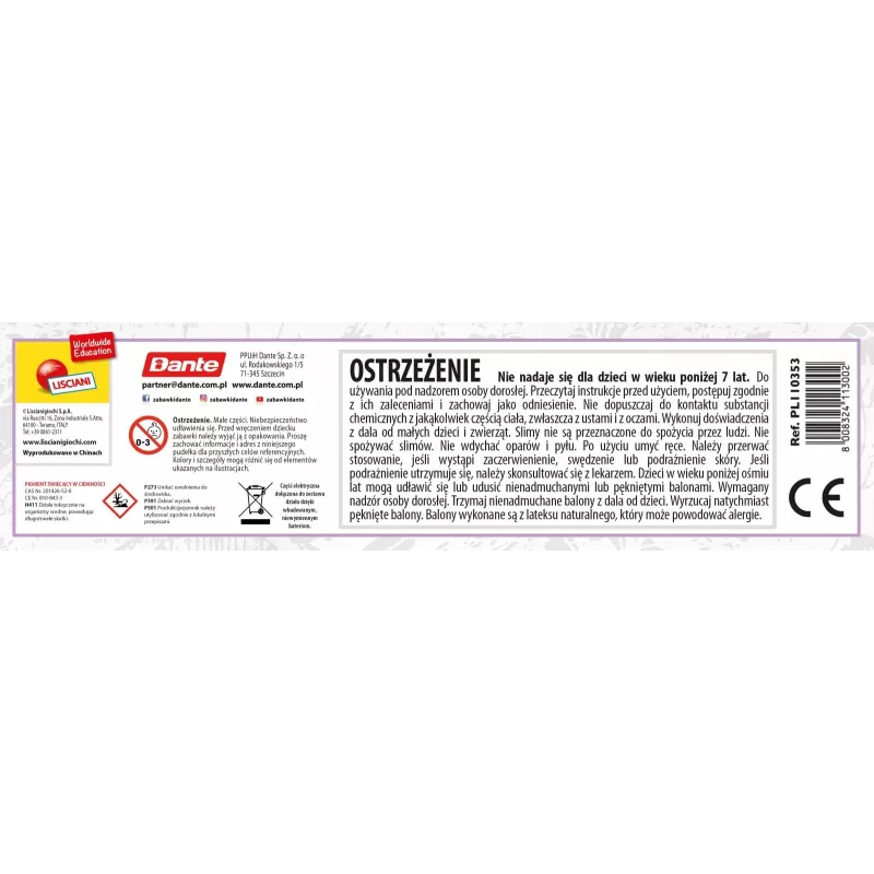 Set Slumi Science - Švytintis stresinis kamuoliukas