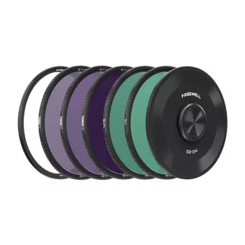 Freewell penkių filtrų rinkinys M2 serijos Quick Swap 82 mm — neutralaus tankio ir CPL rinkinys