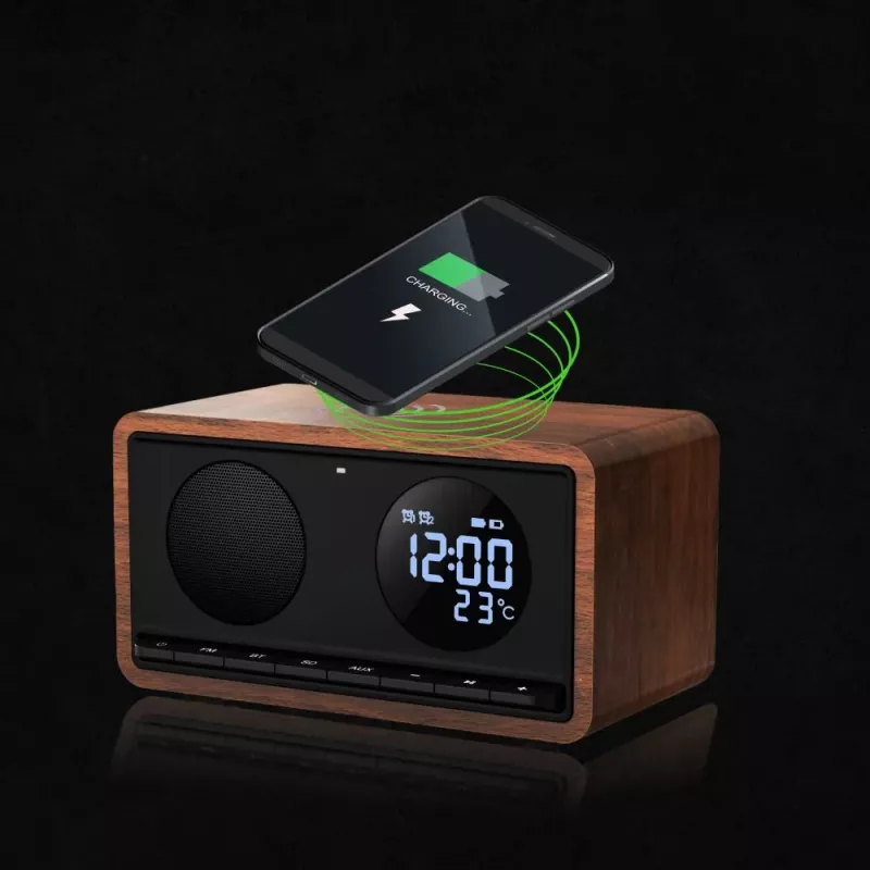 MANTA radijo laikrodis RDI912B Rimini Juoda su 12 colių ekranu ir 8 GB atminties