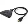 Equip 3x1 HDMI jungiklis, 1920 x 1080 taškų, Full HD, juoda