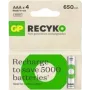 Rechargeable baterija GP ReCyko Micro AAA 650 mAh 1.2 V