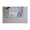 NeXtime klok 8128wi Hexagon, 43x43 cm, Sieninis, Baltas