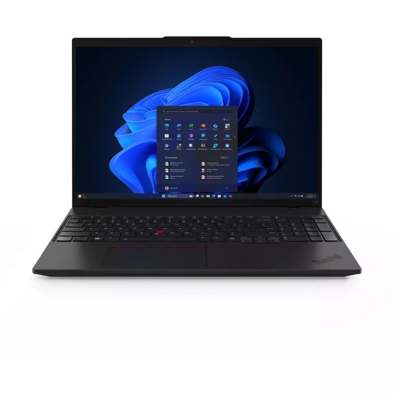 Lenovo ThinkPad L16 Gen 2 (Intel) Intel Core Ultra 5 225U nešiojamas kompiuteris 40,6 cm (16 colių) WUXGA 32 GB DDR5-SDRAM 1 TB SSD Wi-Fi 6E (802.11ax) Windows 11 Pro vokiška juoda