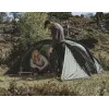Tunelinis palapinė easy camp Pasvik 4 — 4 asmenims, kietas karkasas, 3 m atsparus vandeniui apdangalas, aliuminio stiebai, tamsiai žalia, 2350×4050×1200 mm