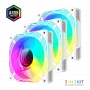 Gamemax | Korpuso ventiliatorius | KF300R BK | Balta