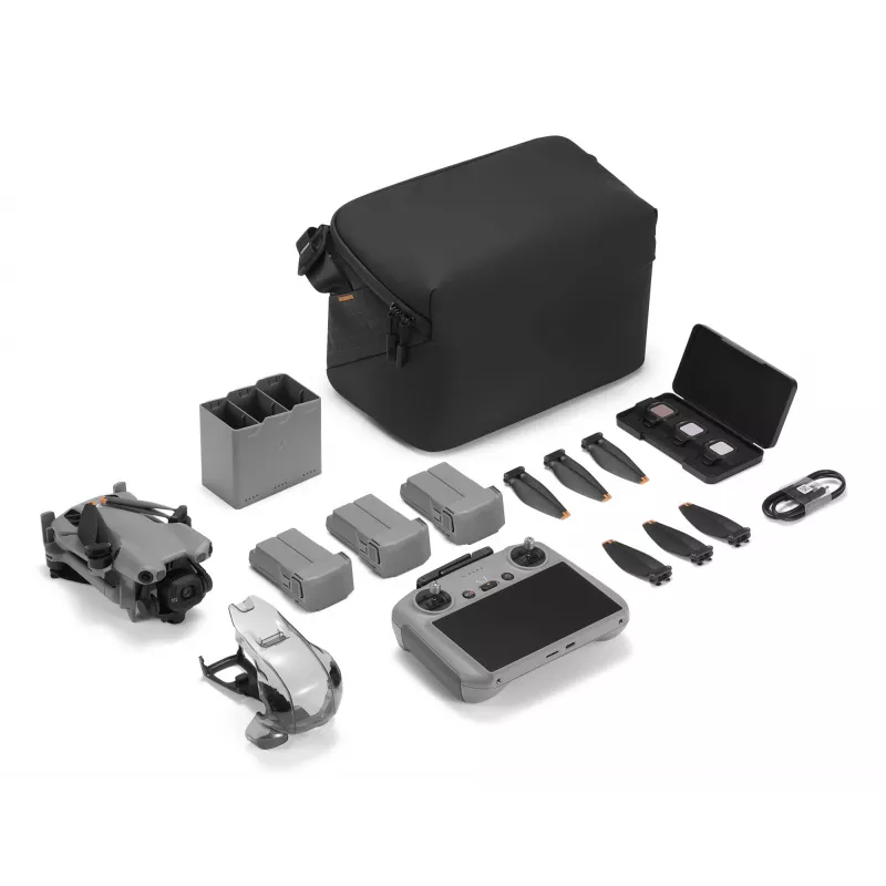 DJI MINI 5 PRO Fly More Combo (RC2) lengvas 249 g dronas su 50 MP jutikliu, Lidar, 3 baterijomis, nuotolinio valdymo pultu su ekranu