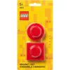 Magnetų rinkinys, room copenhagen, modelis 40101730 (raudonas) — dekoratyviniai LEGO stiliaus magnetai