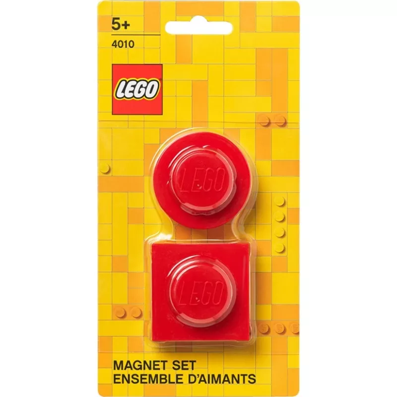 Magnetų rinkinys, room copenhagen, modelis 40101730 (raudonas) — dekoratyviniai LEGO stiliaus magnetai