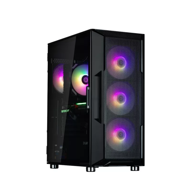 Zalman I3 NEO ARGB Juoda kompiuterio korpusas Midi Tower