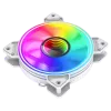 Gamemax | Korpuso ventiliatorius | DUAL RING INFINITY | Balta