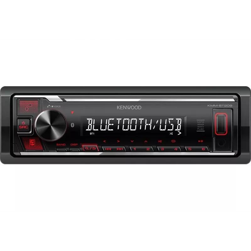 Automobilinis medijos imtuvas Kenwood KMM-BT209 Bluetooth 200 W Juoda