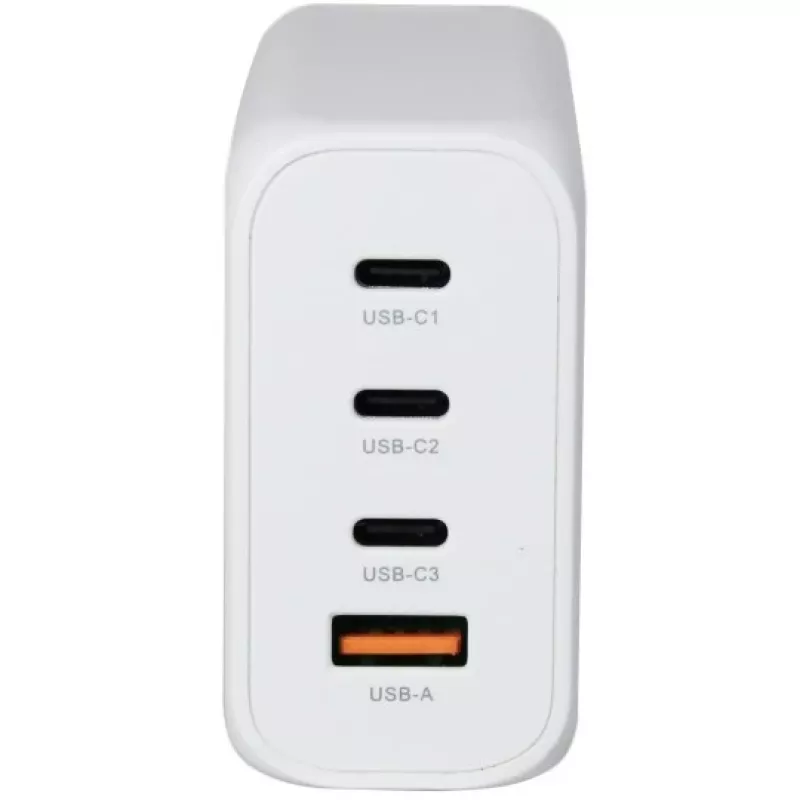 ALLNET maitinimo blokas PSU-GaNPD-USB-1A3C-200W — 200 W GaN USB įkroviklis, 1× USB-A, 3× USB-C