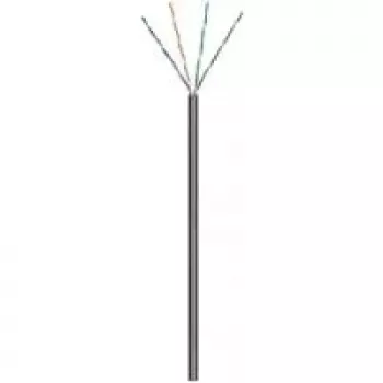 Wentronic goobay - Tinklo kabelis rulonas - 100,0 m - UTP - CAT 6 - Vytos gyslos - Juodas (57199)