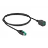 Maitinamas USB ilginimo laidas DeLOCK 85980 12 V 1 m