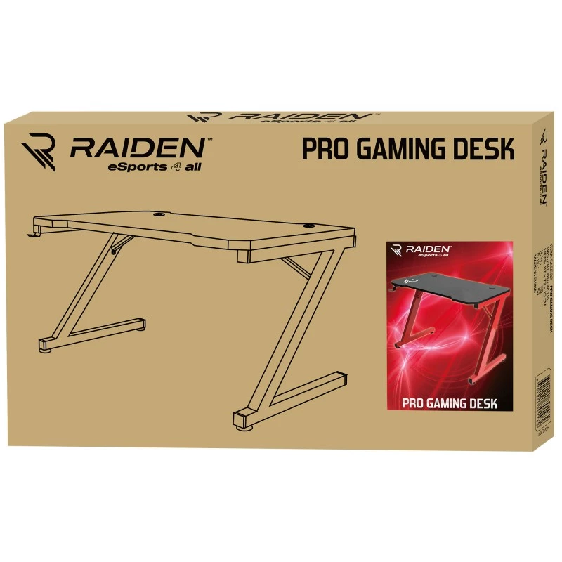 SUBSONIC Gaming Desk Raiden Pro SA5593 — Height-Adjustable Ergonomic Setup