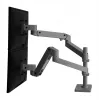 Ergotron LX Pro - Tvirtinimo rinkinys (dviguba ranka) - 2 LCD ekranams - tvirtinimas prie perforuotos plokštės - Aliuminis - Tamsiai pilka - Ekrano dydis: iki 61 cm (iki 24 colių)
