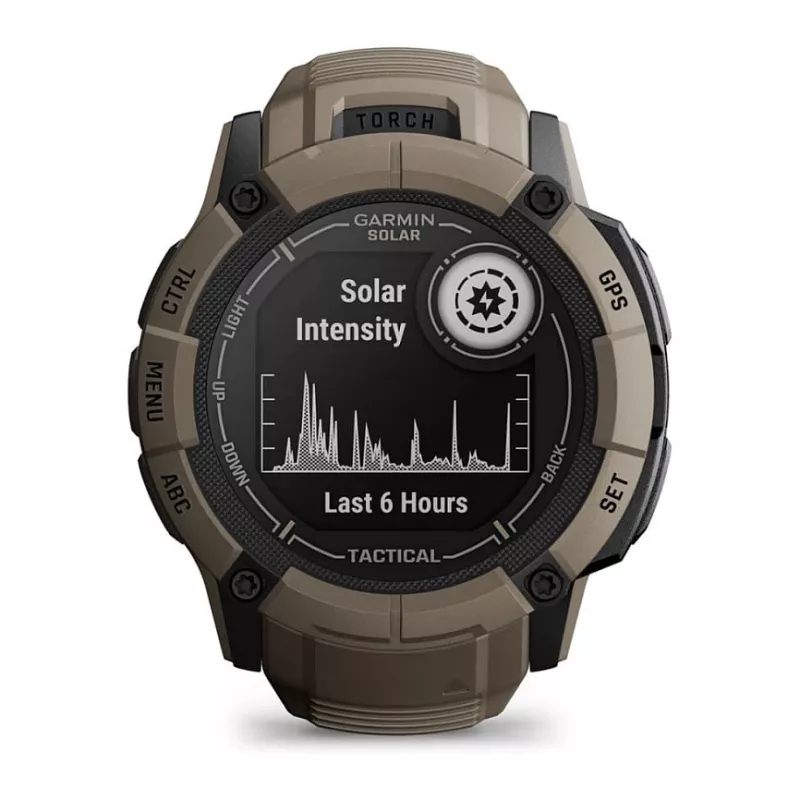 Garmin Instinct 2X Solar Tactical Edition 2,79 cm (1,1) MIP 50 mm Skaitmeninis 176 x 176 pikselių Liečiamas ekranas Žalias GPS (palydovas)