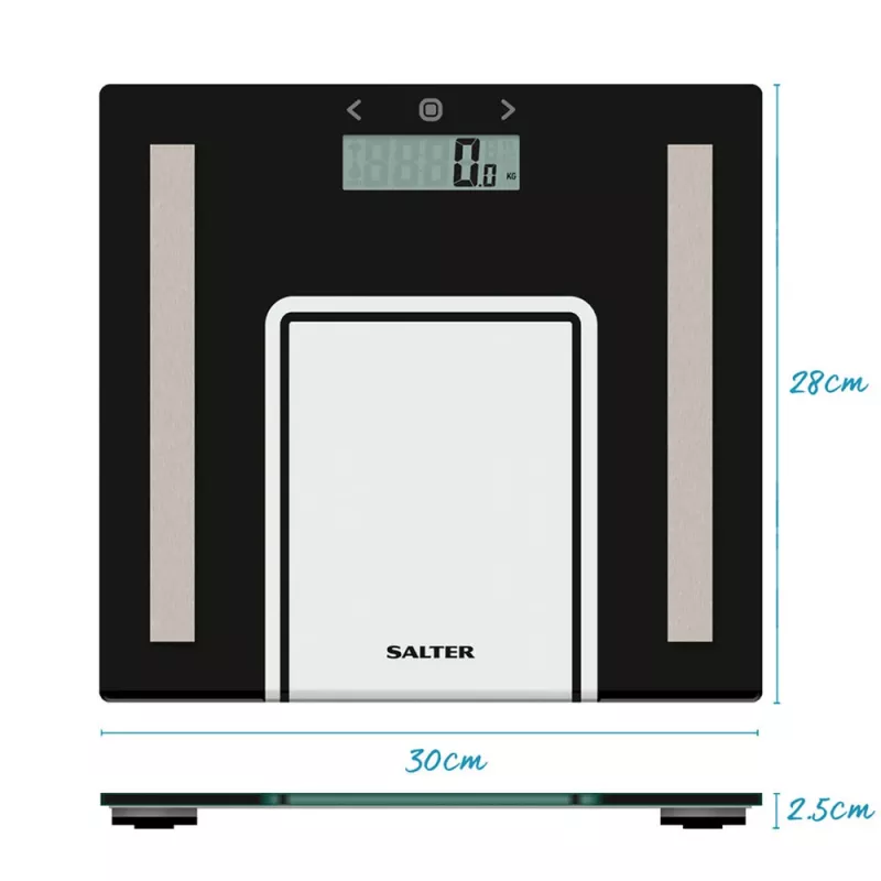 Elektroninė kūno analizės svarstyklė Salter 9128 BK3R