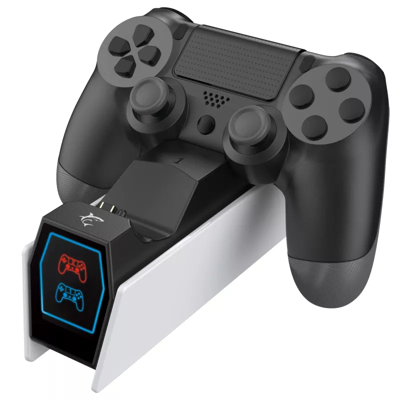 White Shark PS4-0417 dvigubo įkrovimo stotelė PS4 valdikliams