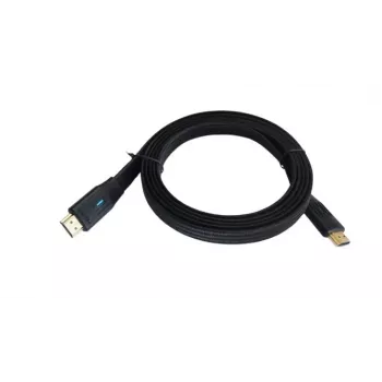 HDMI laidas v 2.1 plokščias juodas 3m