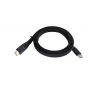 HDMI laidas v 2.1 plokščias juodas 3m