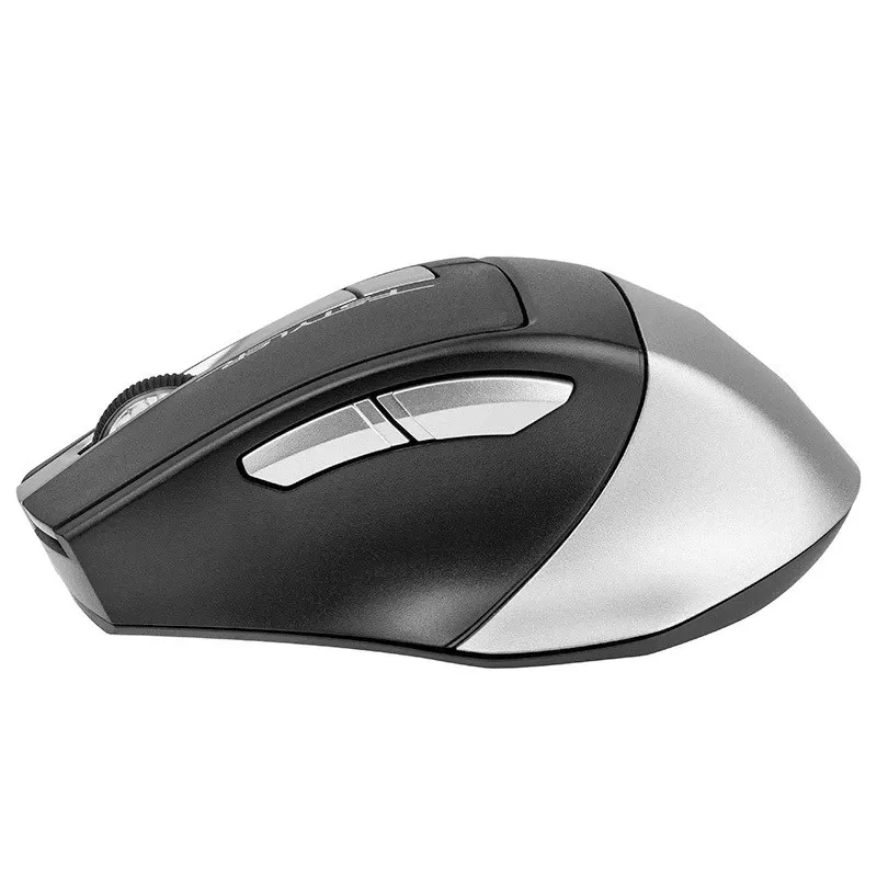 Belaidė pelė A4Tech FB35 (modelis 46717) — Bluetooth + 2,4 GHz, 2000 DPI, 6 mygtukai, pilka