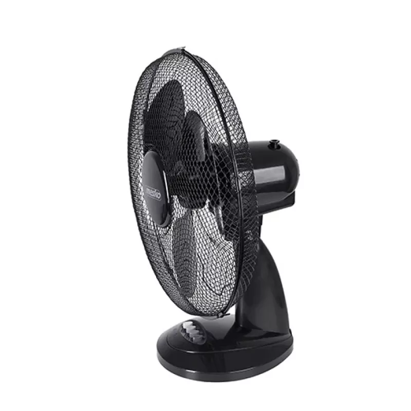 Mesko | Ventiliatorius | MS 7308 | Stalinis ventiliatorius | Juoda | Skersmuo 23 cm | Greičių skaičius 2 | Sukiojimas | 30 W | Ne