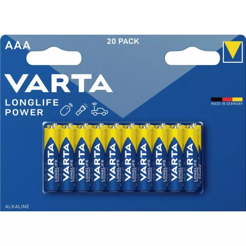 Vienkartinė baterija Varta 4903121420 AAA šarminė