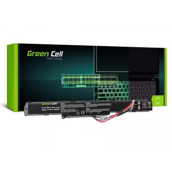 Baterija Green Cell AS77 ASUS nešiojamiesiems kompiuteriams — Li-Ion 15 V, 2200 mAh, 4 elementai, juoda