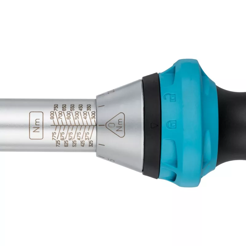 HAZET 5145-3CT - Click Torque Wrench - Mechanisch - 3/4 colio - 300 - 800 Nm - 3% - Juoda/Mėlyna