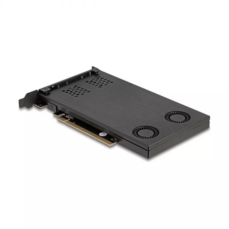 Delock PCI Express x16 kortos rėmas dviem M.2 NVMe SSD su bifurkacija 47042
