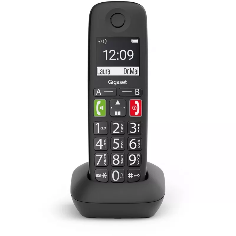 Gigaset Hearing Aid.DECT E290HX juoda papildoma