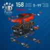 3D Puzzle Ravensburger Lamborghini Huracan EVO — 158 vnt., mastelio modelio konstrukcija