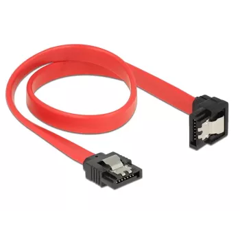 SATA laidas DeLOCK 83978 0,3 m SATA 7 kontaktų Juodas Raudonas