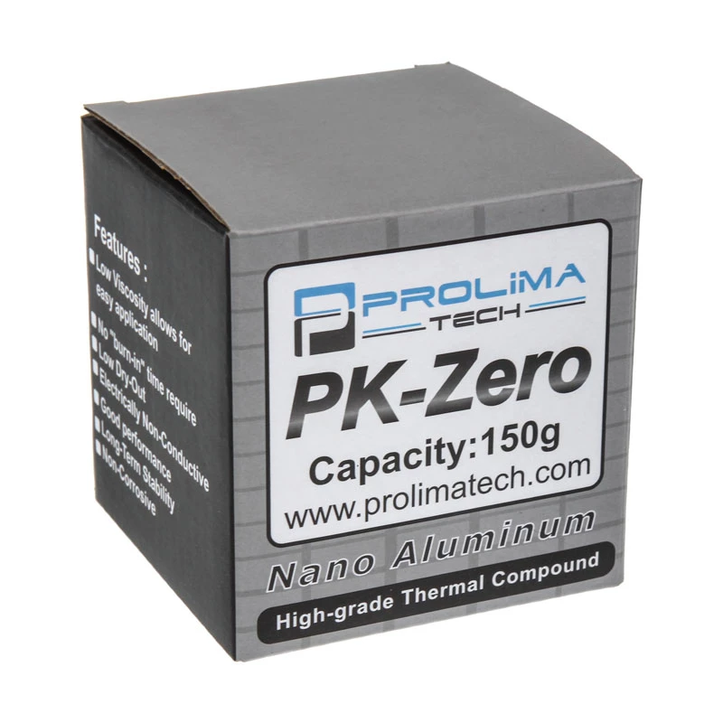 Termopasta PROLIMATECH PK-Zero 8 W/m·K — 150 g termo junginys