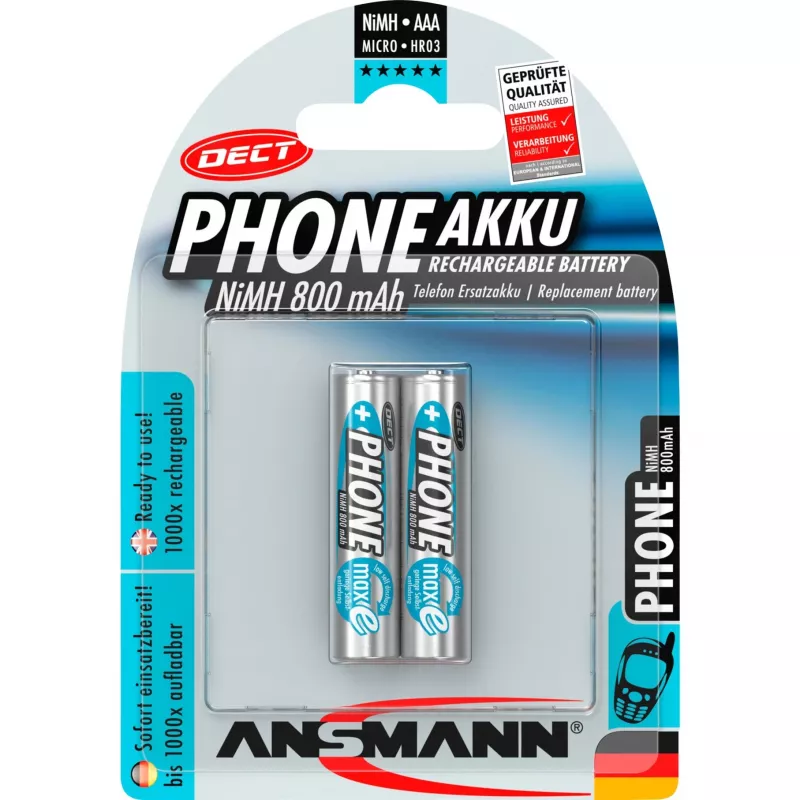 Buitinė baterija AAA Ansmann 5035332