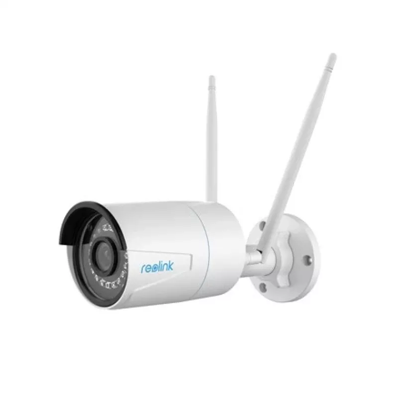 Reolink W320 - 5MP lauko apsaugos kamera, 2.4/5 GHz Wi-Fi, asmens/transporto priemonės/gyvūno aptikimas, 100 pėdų naktinis matymas