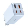 Baseus GAN6 Pro greitas įkroviklis, 2xUSB-C + 2xUSB, 65 W (mėlynas)