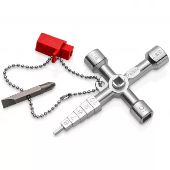 Knipex 00 11 04 universalus / valdymo spintelės raktas