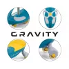 Gravity ride Gravity žalia-geltona