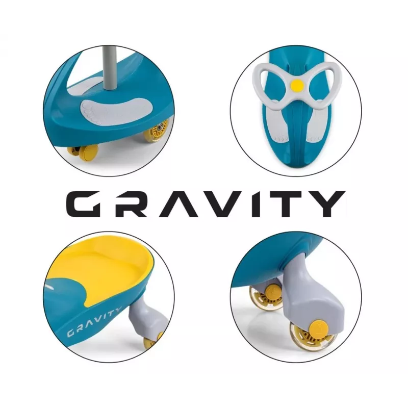 Gravity ride Gravity žalia-geltona