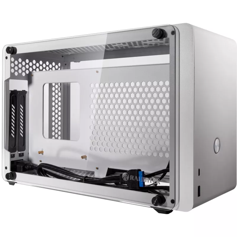 RAIJINTEK Ophion Mini-ITX korpusas grūdintas stiklas – baltas – korpusas – Mini-ITX