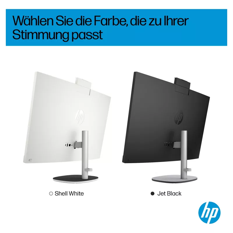 HP „viskas viename“ kompiuteris (pilnas sprendimas) 27-ct2073ng AMD Ryzen AI 7-350 512 GB SSD 16 GB baltas (27-ct2073ng)